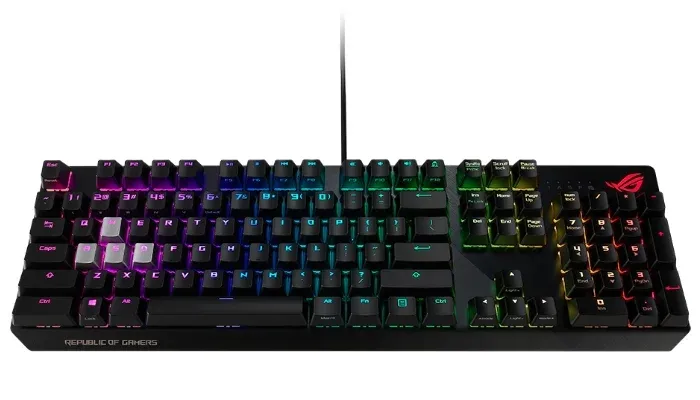 Tastatură ASUS Strix Scope RX, Cu fir, Negru
