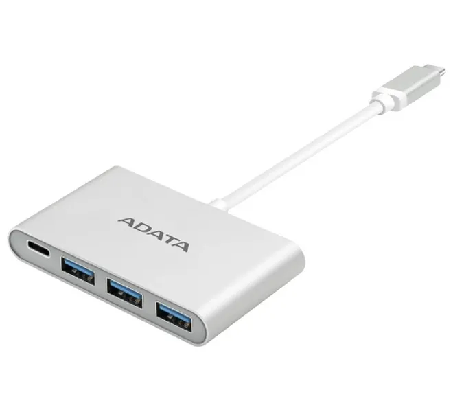 Adaptor Hub ADATA ACA3HUBAL-CSV, Argintiu