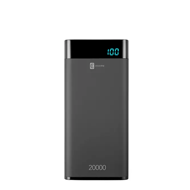 Acumulator extern Cellularline FreePower MANTA 20000, 20mAh, Negru