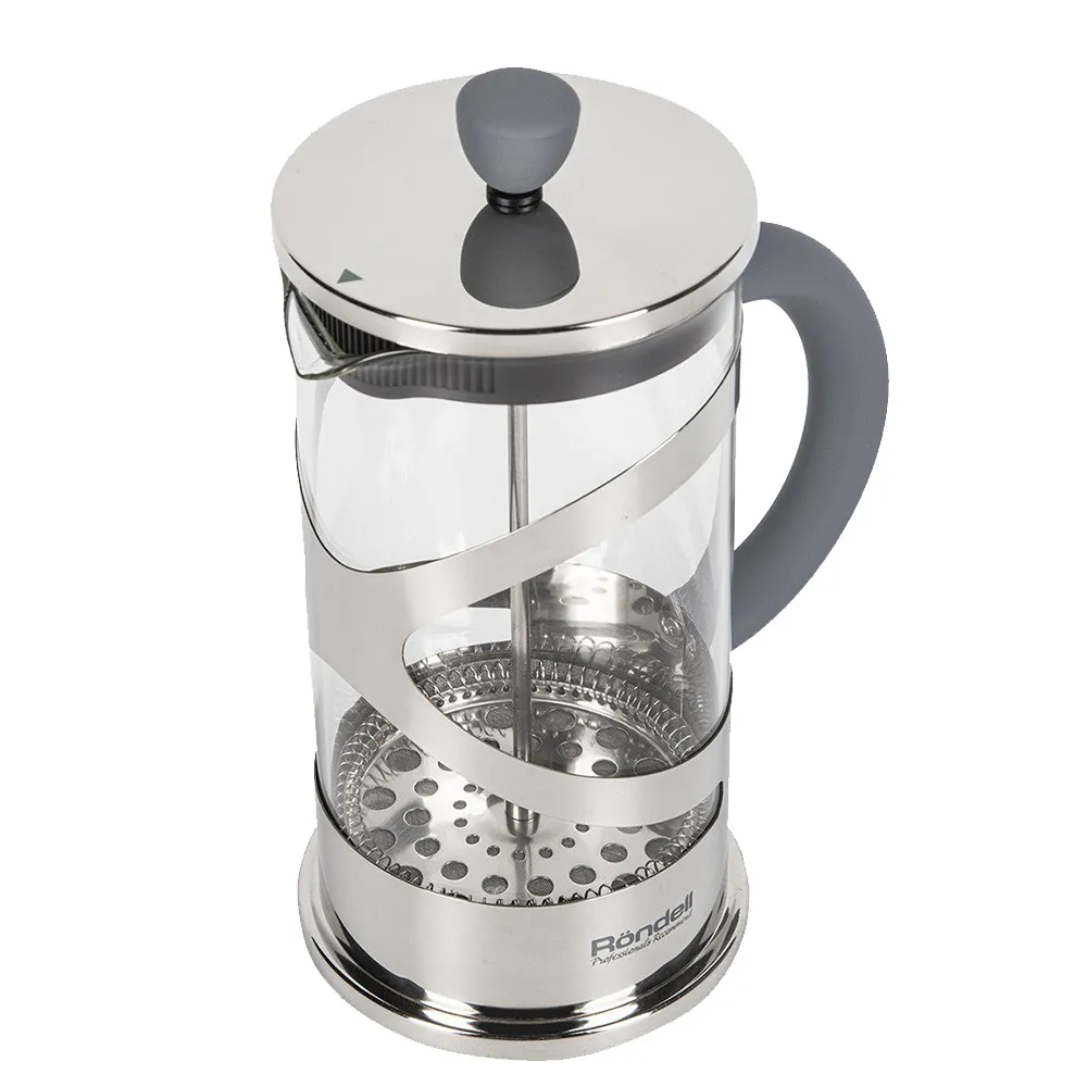 Cafetiera French Press Rondell RDS-840, 1L, Argintiu