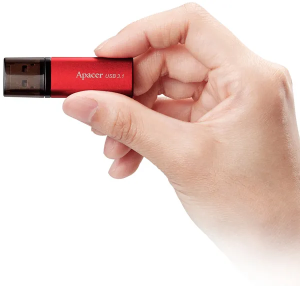 Memorie USB Apacer AH25B, 16GB, Roșu