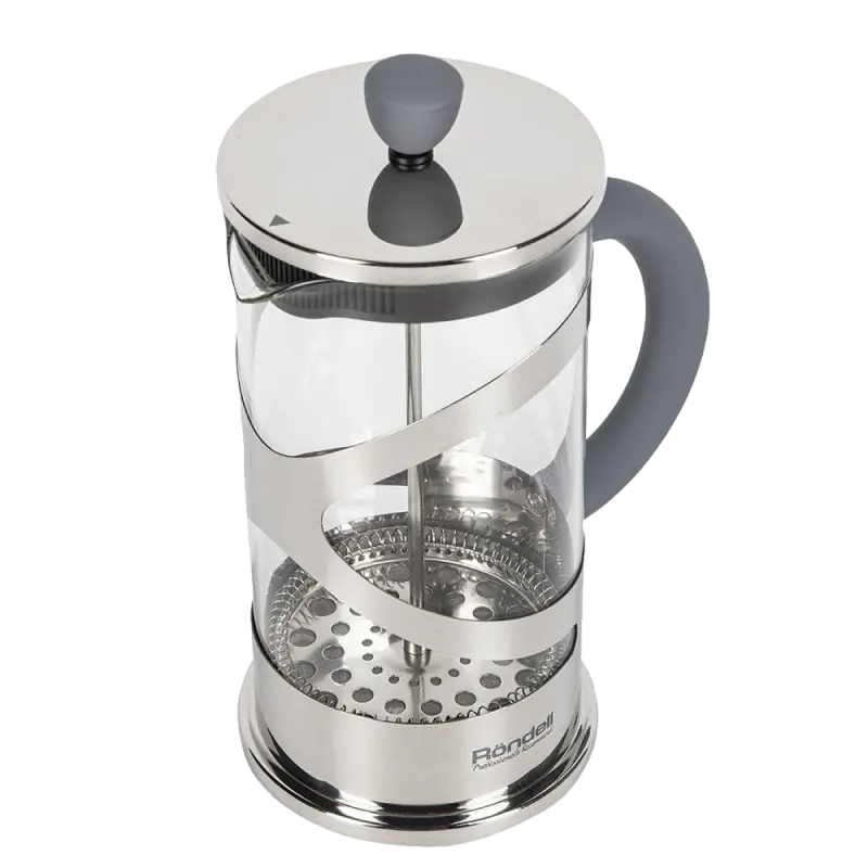 Cafetiera French Press Rondell RDS-840, 1L, Argintiu
