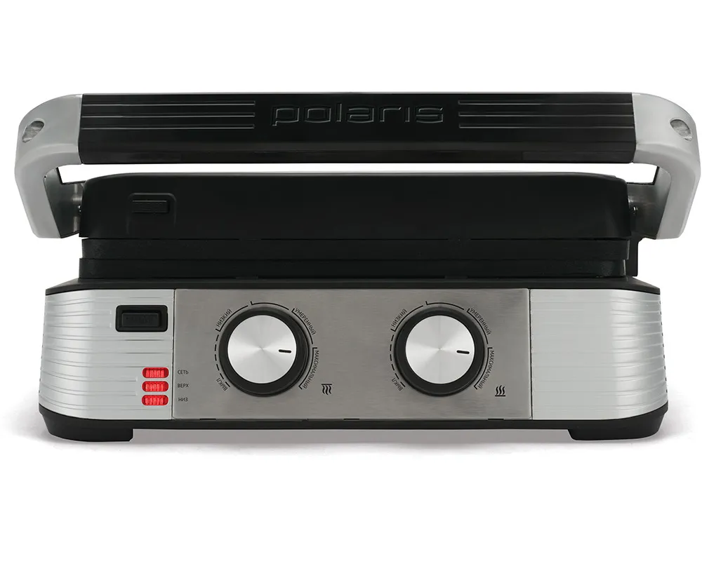 Grătar electric Polaris PGP2202, 2200W, Argintiu