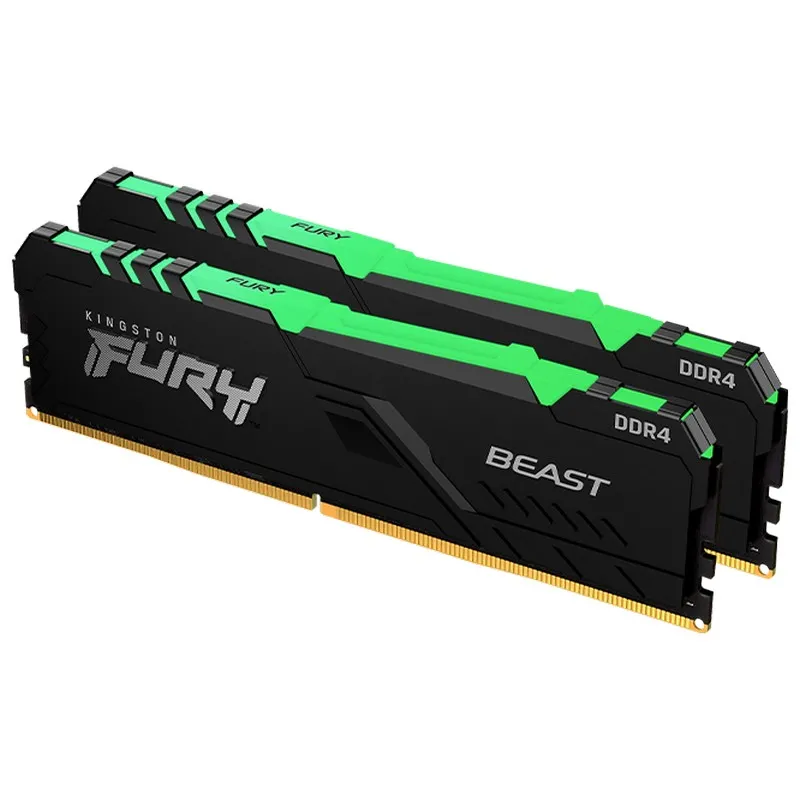 Memorie RAM Kingston FURY Beast RGB, DDR4 SDRAM, 3733 MHz, 32GB, KF437C19BB1AK2/32