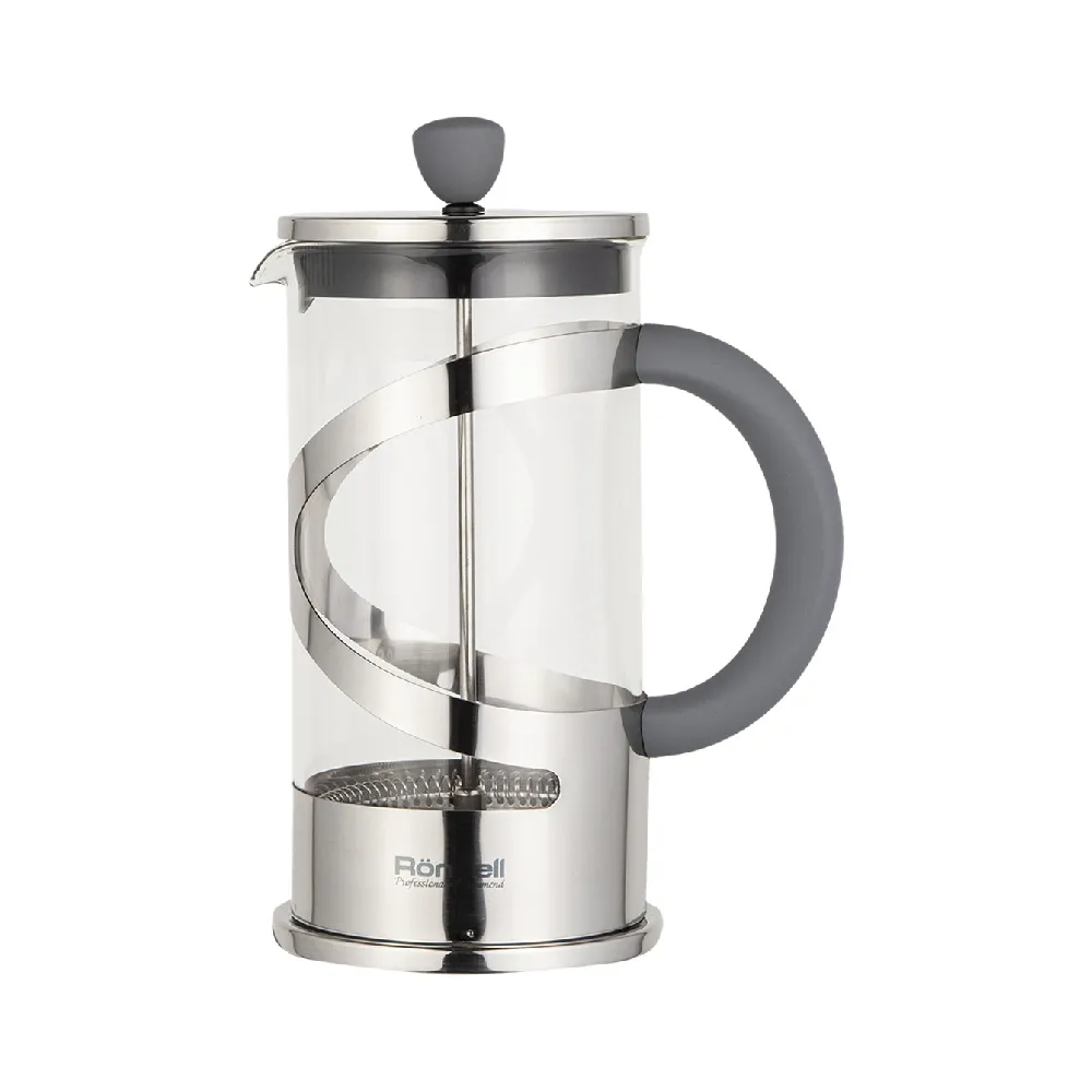 Cafetiera French Press Rondell RDS-840, 1L, Argintiu
