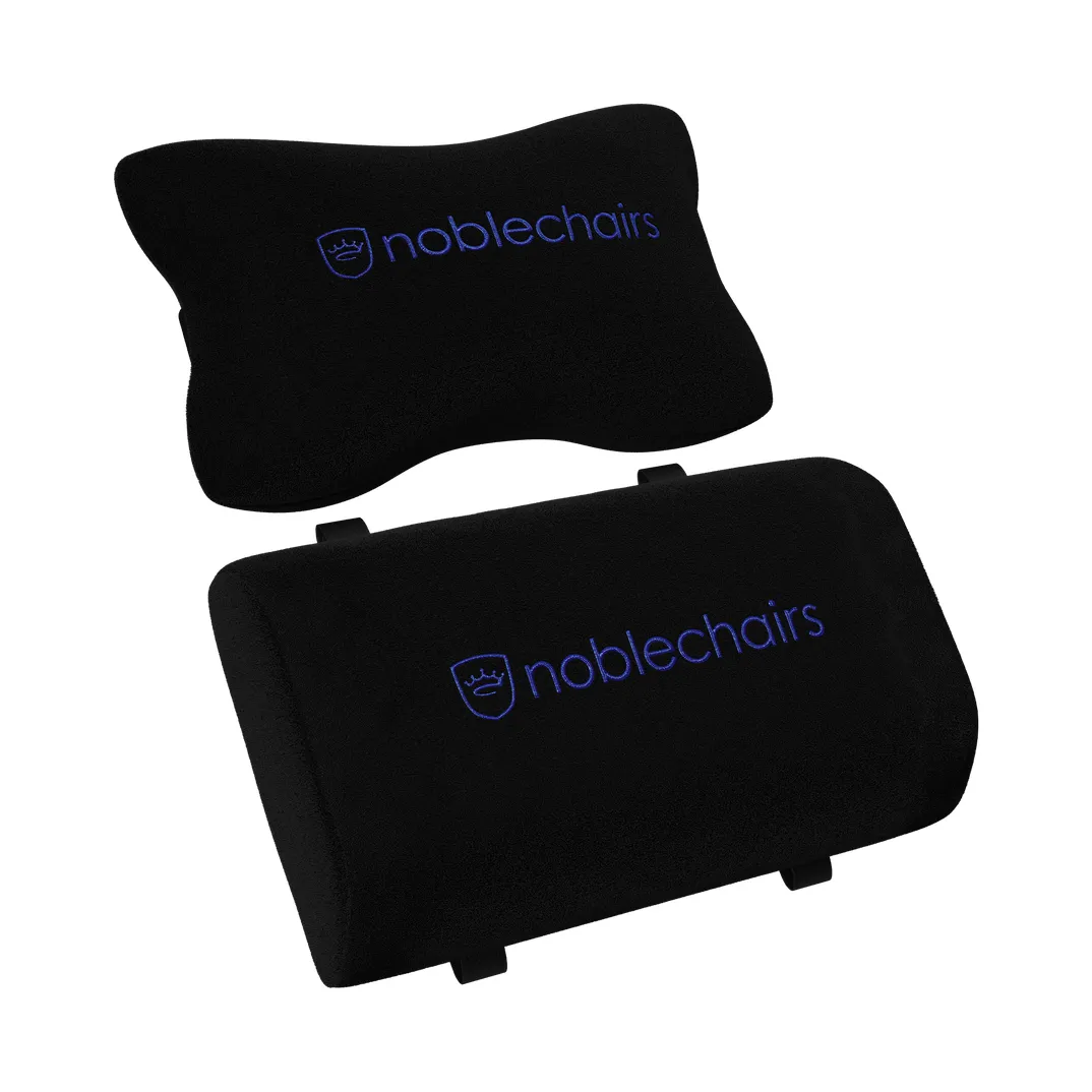 Scaun Gaming Noblechairs Epic, PU Piele, Negru/Albastru