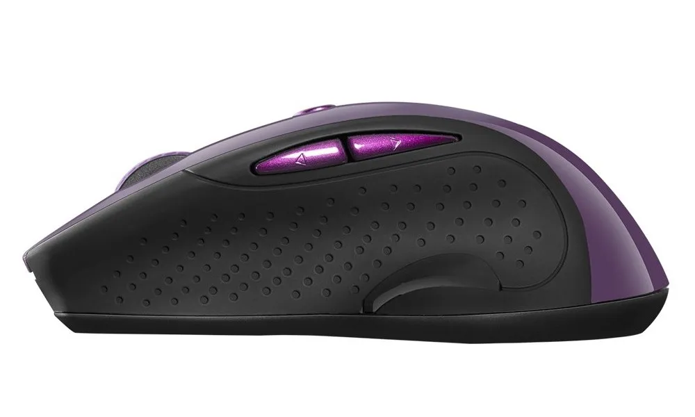 Mouse Wireless Canyon MW-01, Black/Violet