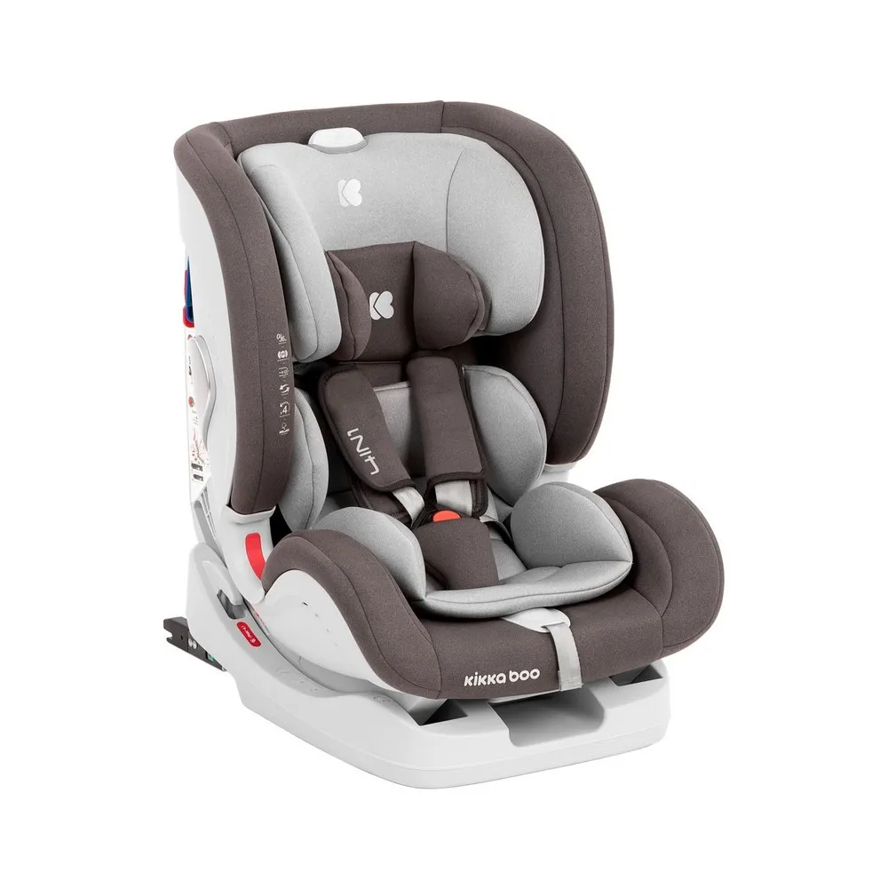 Scaun auto Kikka Boo 4in1, Grupa 0+/1/2/3 (0-36 kg), Cafeniu