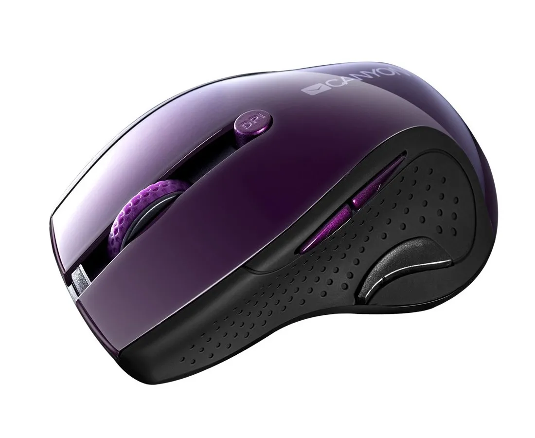 Mouse Wireless Canyon MW-01, Black/Violet