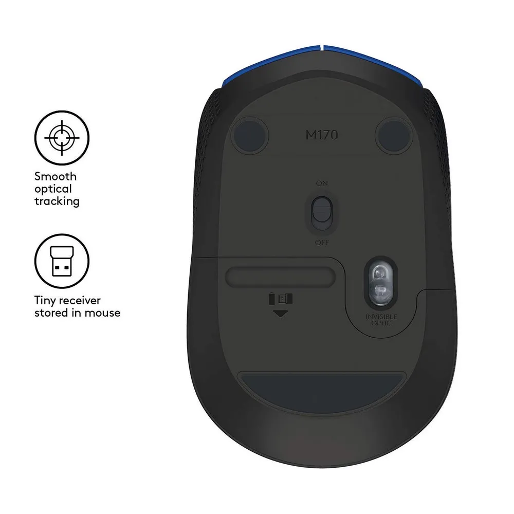 Mouse Wireless Logitech M171, Albastru