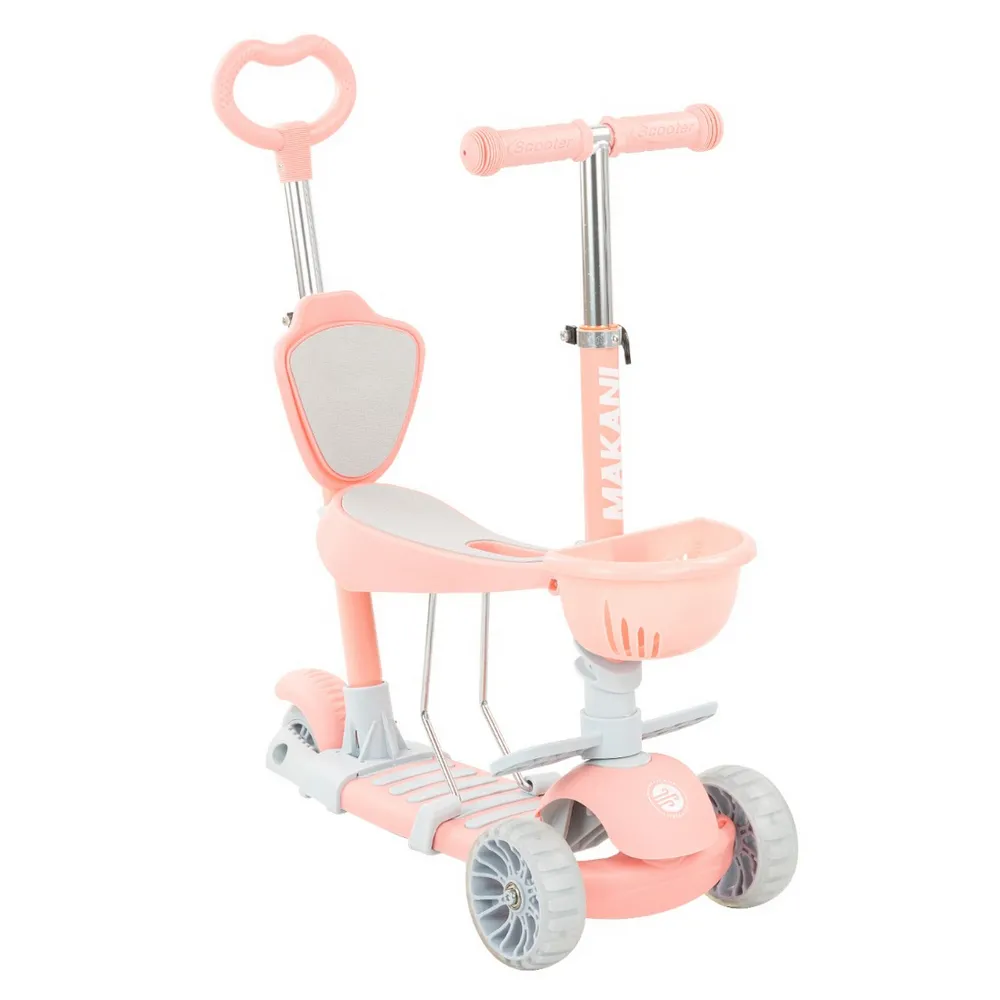 Trotinetă cu 3 roți pentru copii Kikka Boo BonBon, Roz