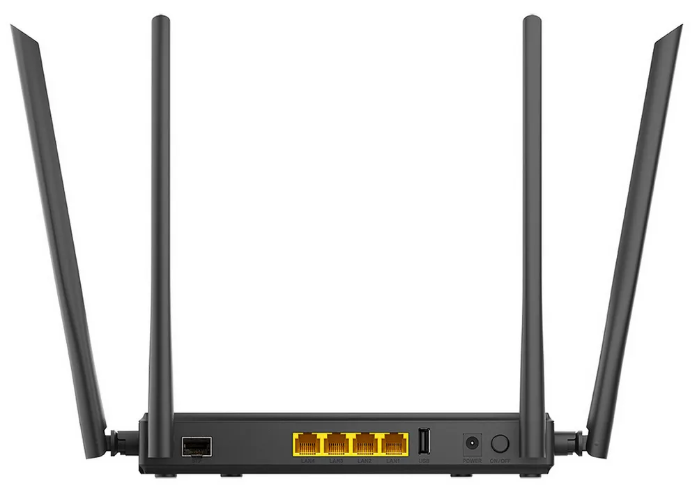 Router fără fir D-Link DIR-825/GFRU, 3G, 4G, Negru