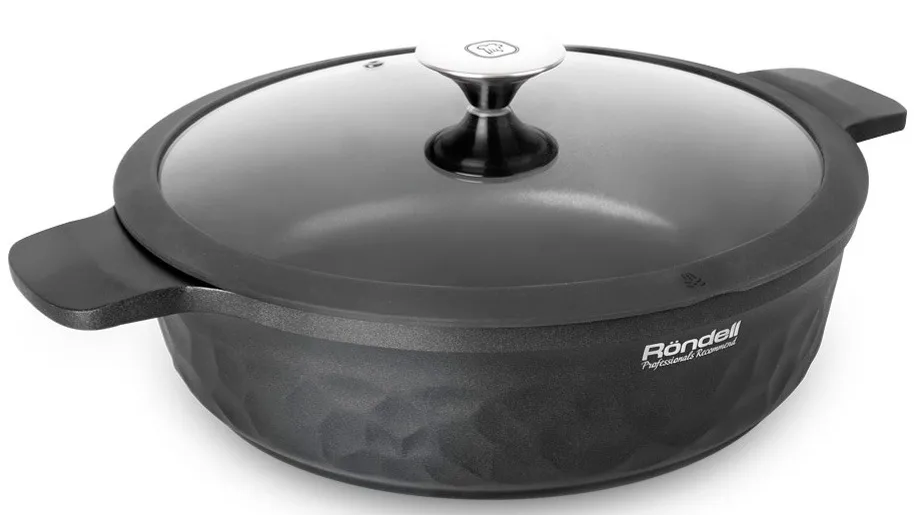 Cratița Rondell ArtDeco, 28cm, Negru