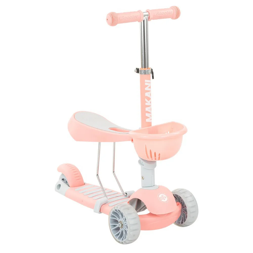 Trotinetă cu 3 roți pentru copii Kikka Boo BonBon, Roz