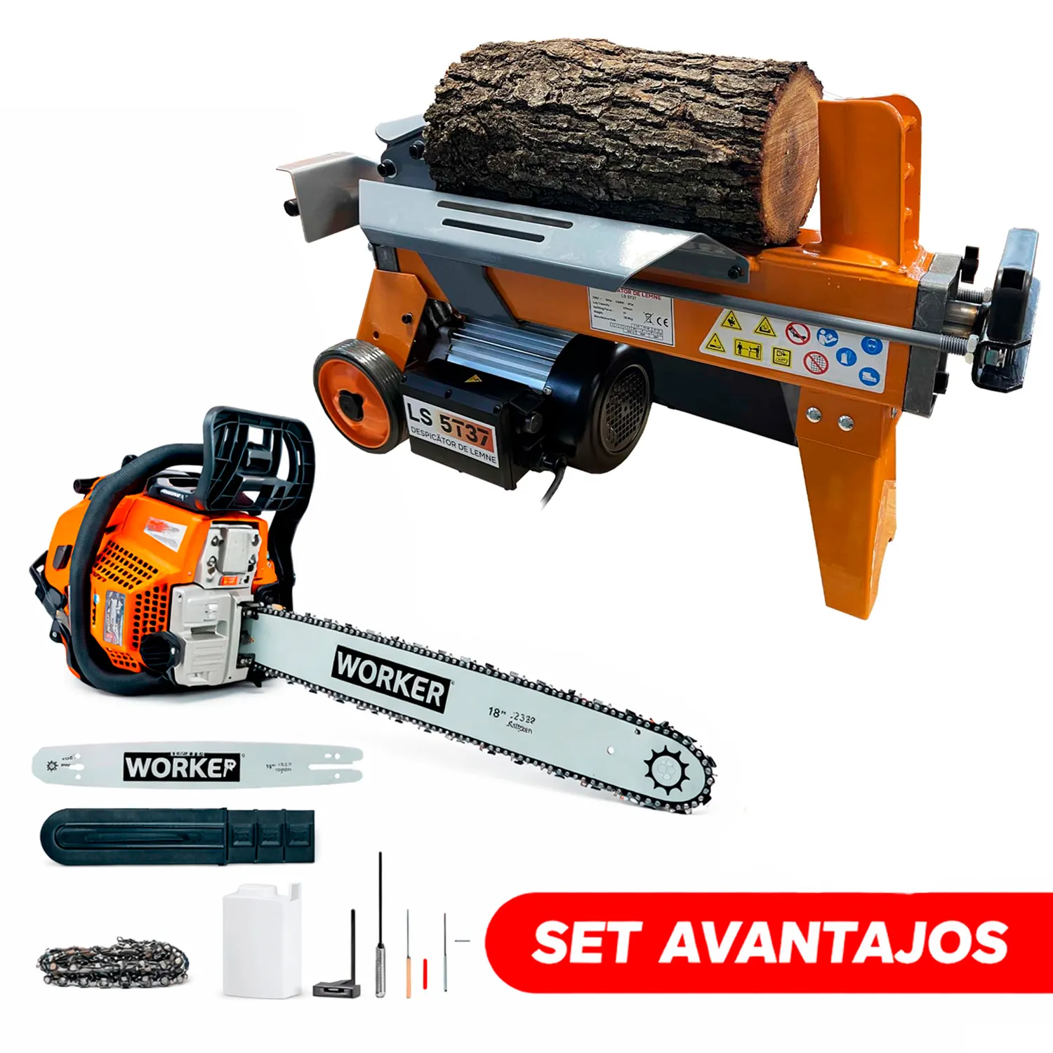 TikTok Despicator TECHNOWORKER LS 5T37 + Drujba  DB5802 PRO