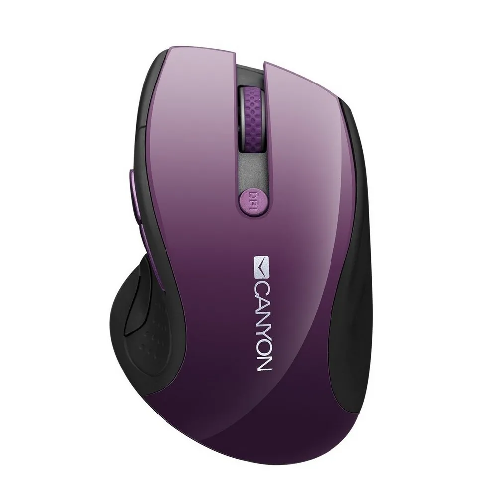 Mouse Wireless Canyon MW-01, Black/Violet