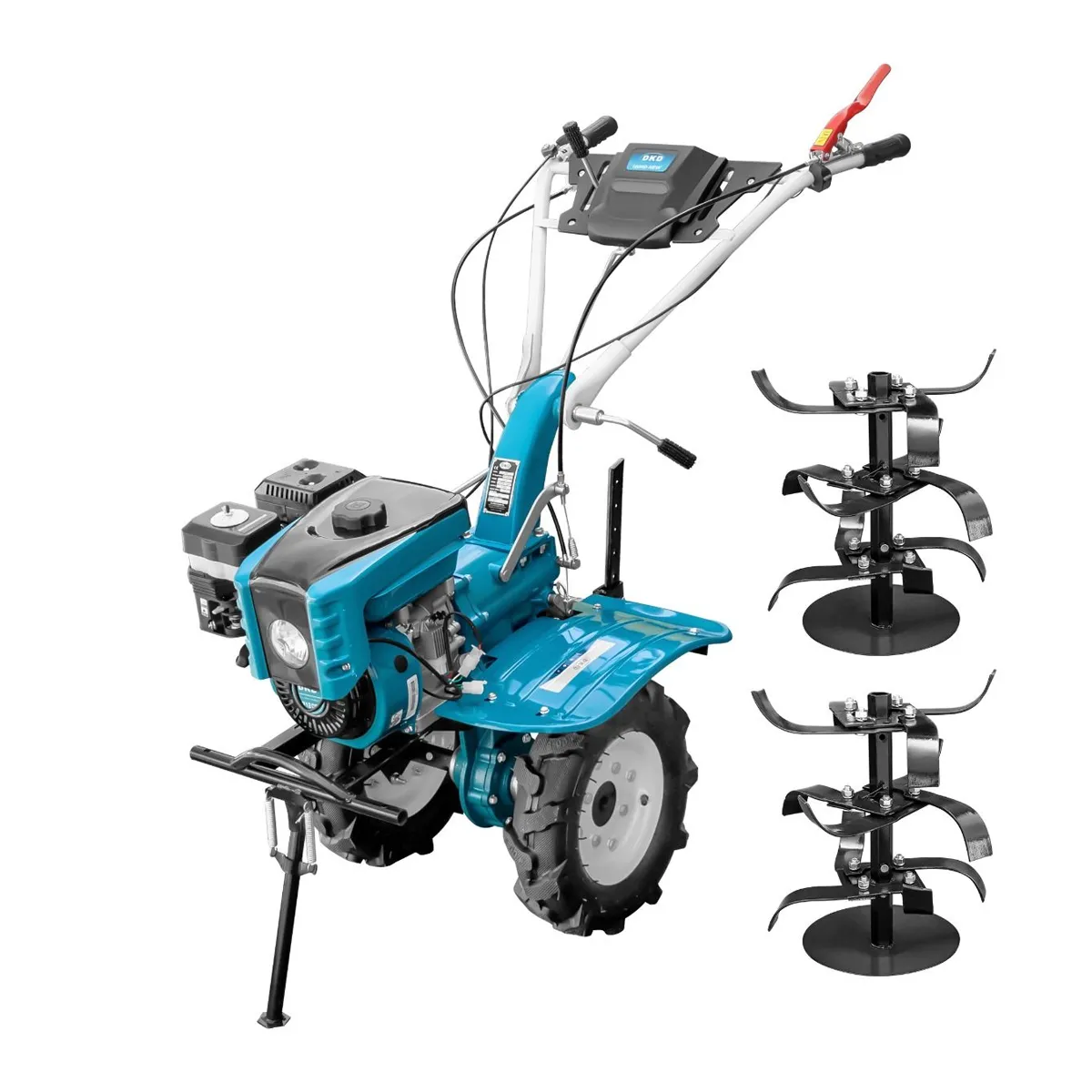 Motocultor DKD 1000 B NEW - 7 CP cu capota + freza
