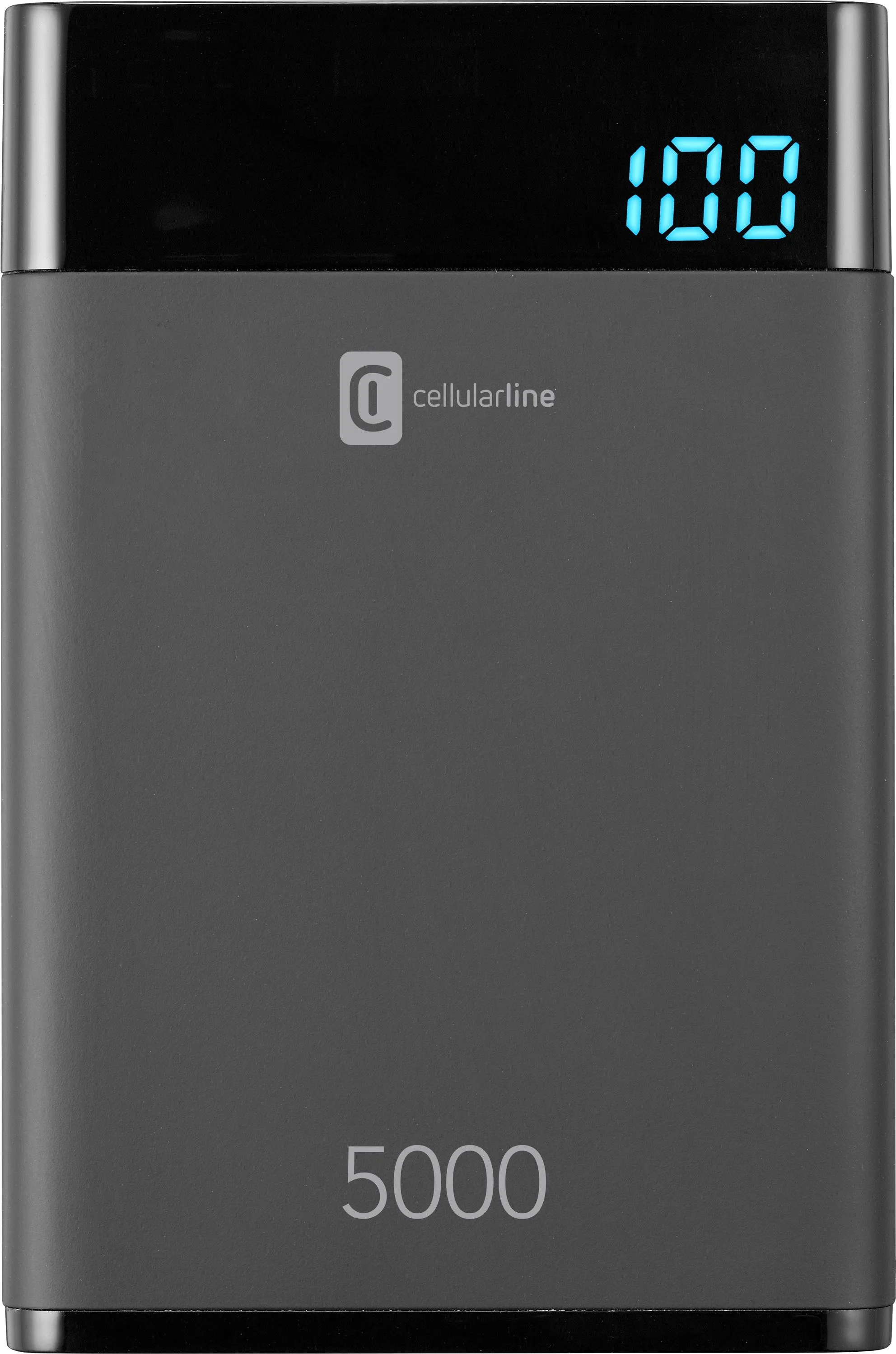 Acumulator extern Cellularline FreePower MANTA 5000, 5mAh, Negru