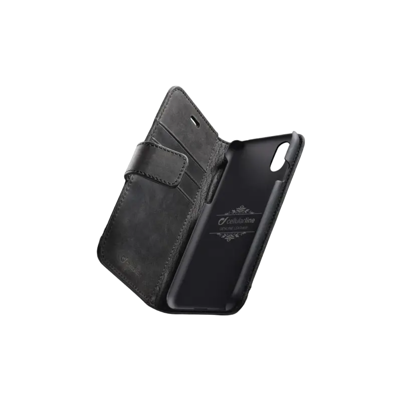Husă tip carte Cellularline iPhone XR - Case, Black