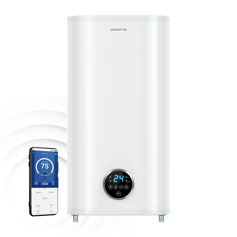 Boiler Electric Polaris SIGMA Wi-Fi 80 SSD, 80L, Alb