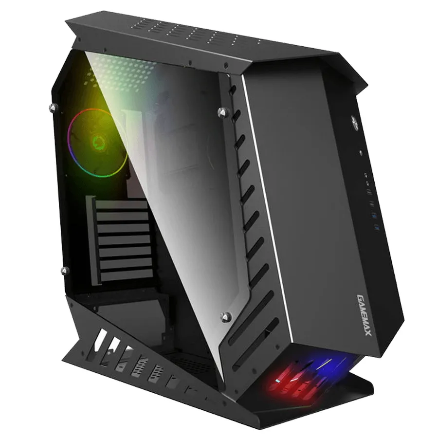 Carcasă PC Gamemax AutoBot, Full-Tower, ATX, Negru/Gri