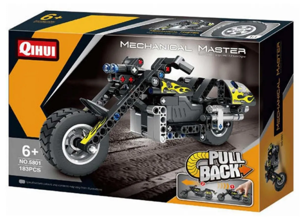 Constructor XTech Pull Back Motorbike