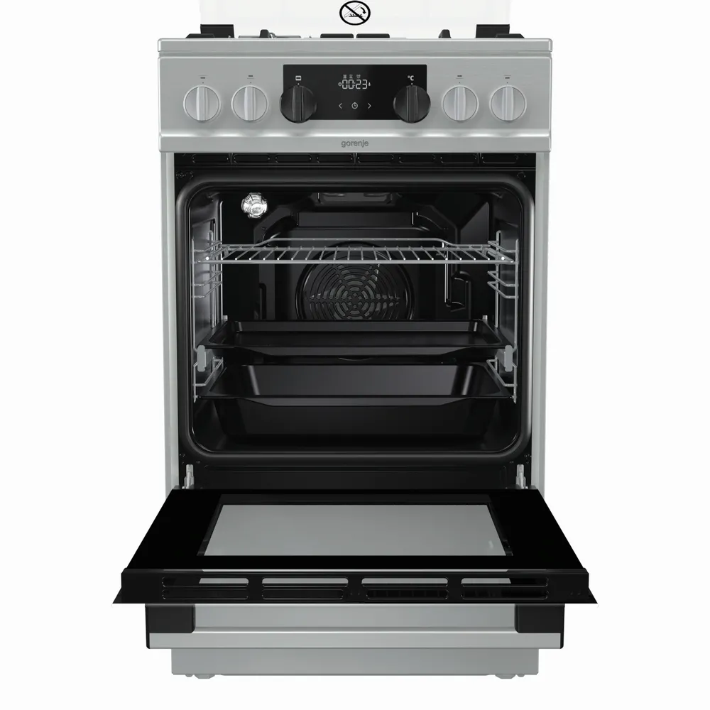 Aragaz Mixt Gorenje K5341XF, Oțel inoxidabil