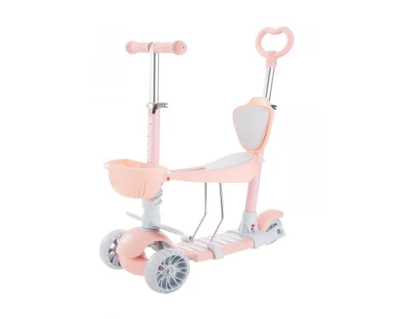 Trotinetă cu 3 roți pentru copii Kikka Boo BonBon, Roz