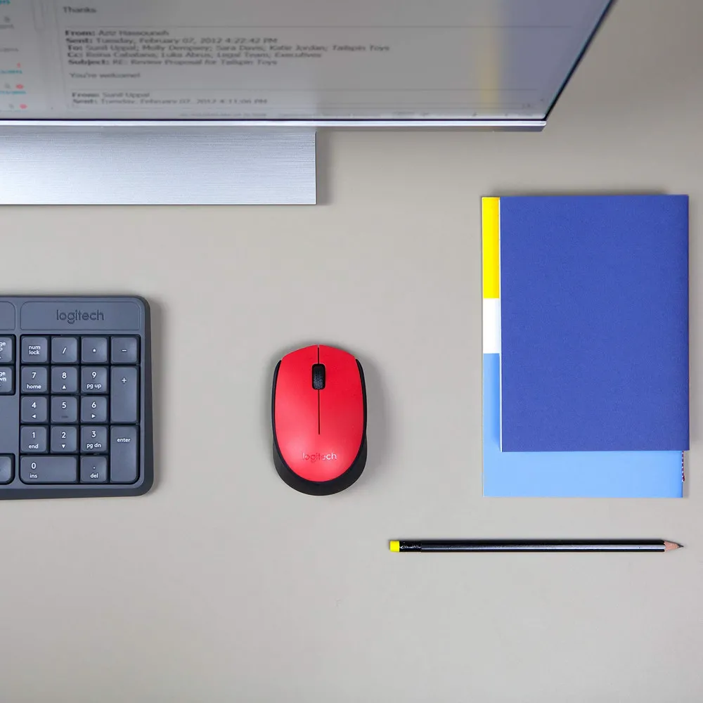 Mouse Wireless Logitech M171, Roșu