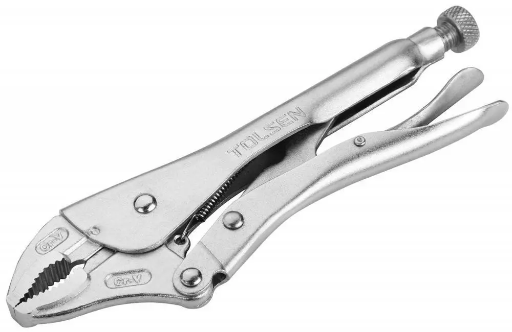 Cleste cu autoblocare TOLSEN Cr-V 230 mm (Industrial)
