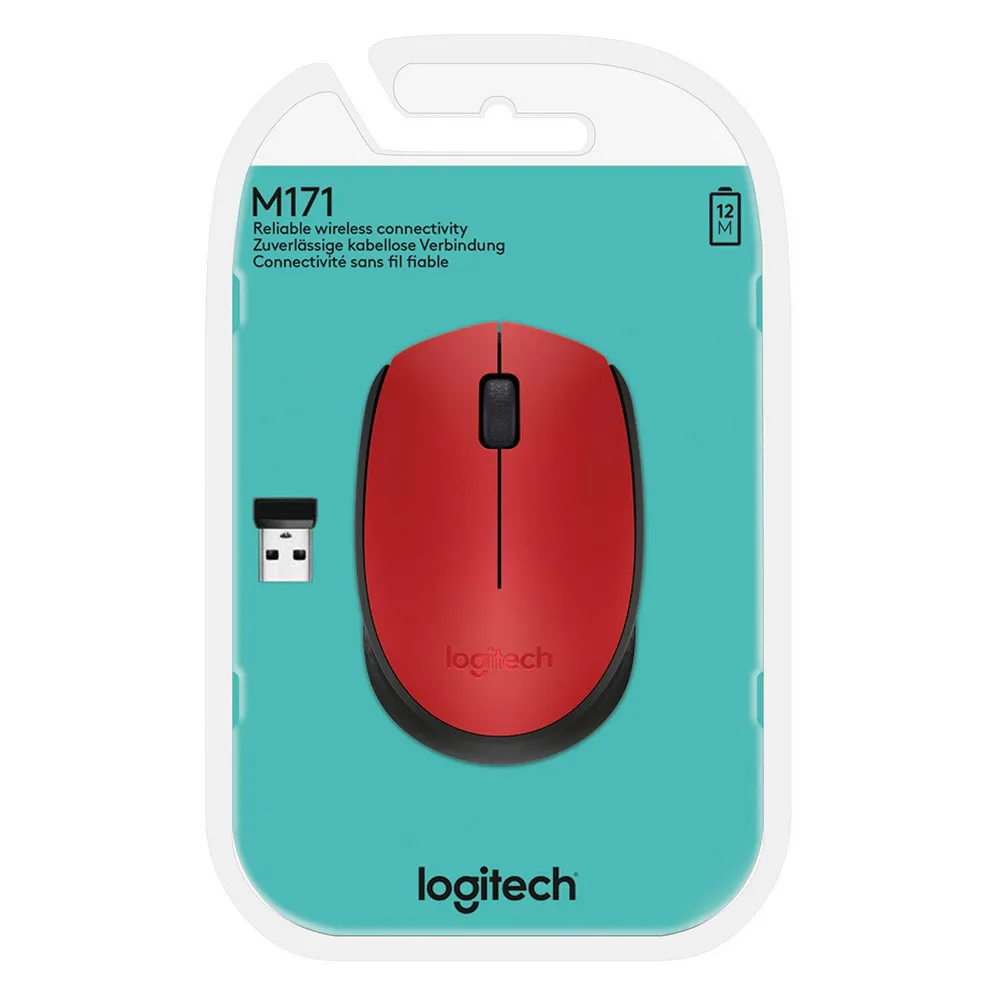 Mouse Wireless Logitech M171, Roșu