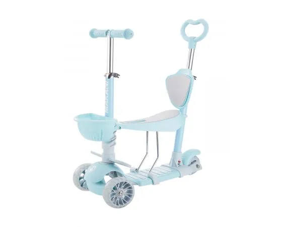 Trotinetă cu 3 roți pentru copii Kikka Boo BonBon, Albastru deschis