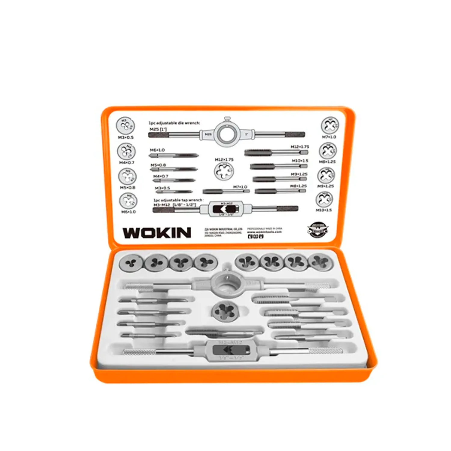 Set de 20 tarozi si filiere WOKIN