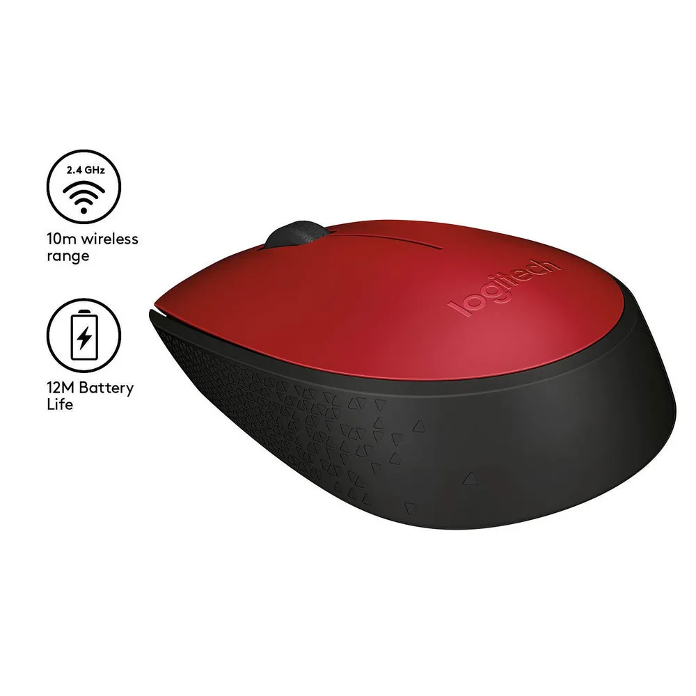 Mouse Wireless Logitech M171, Roșu