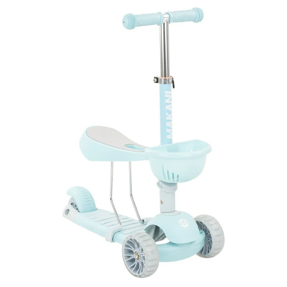 Trotinetă cu 3 roți pentru copii Kikka Boo BonBon, Albastru deschis