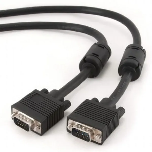 Cablu Video Cablexpert CC-PPVGA-5M-B, VGA D-Sub (M) - VGA D-Sub (M), 5m, Negru