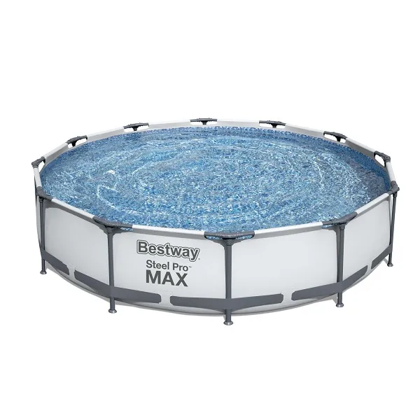 Piscină cu cadru metalic Bestway 56416, 6473L, Gri, 56416