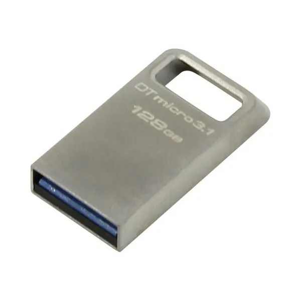 Memorie USB Kingston DataTraveler Micro 3.1, 128GB, Argintiu