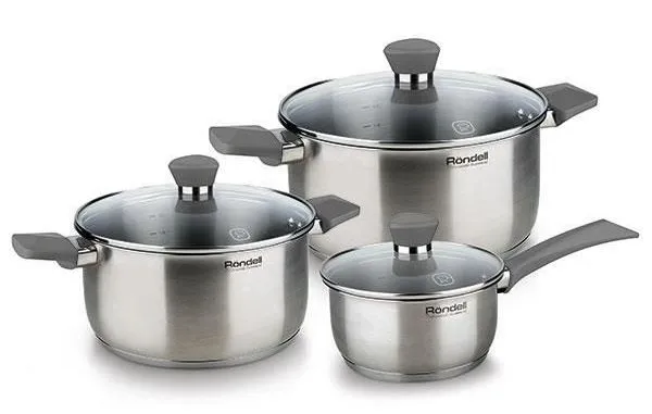 Set de vase Rondell RDS-820, 4,8L, Stainless Steel