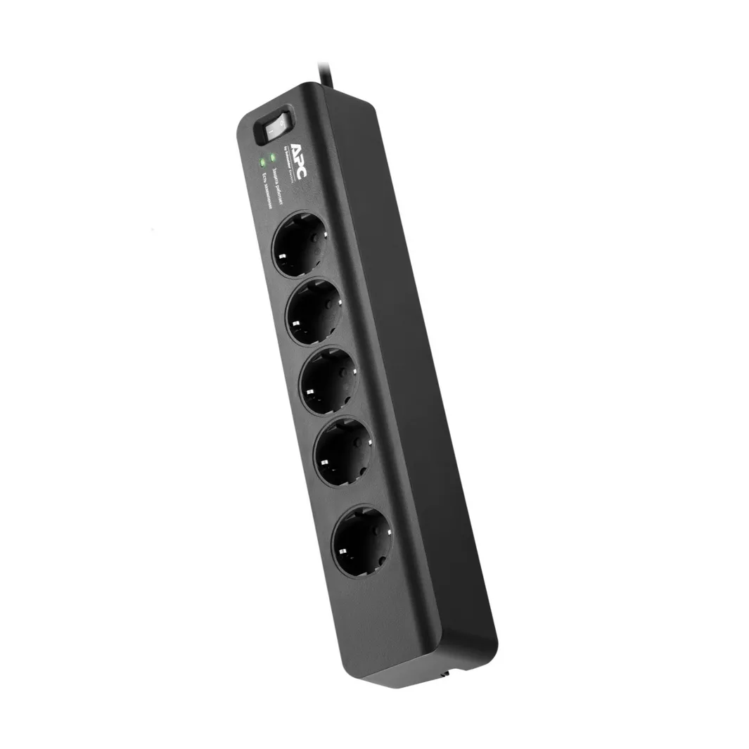 Prelungitor electric APC Essential SurgeArrest PM5B-RS, 5 Prize, 1,83m, Negru