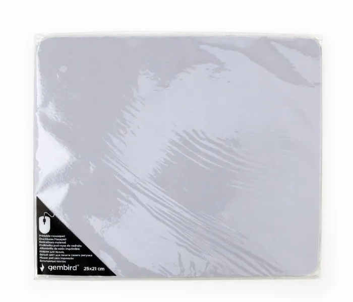 Mouse Pad Gembird MP-PRINT-M, 250mm x 210mm, Alb