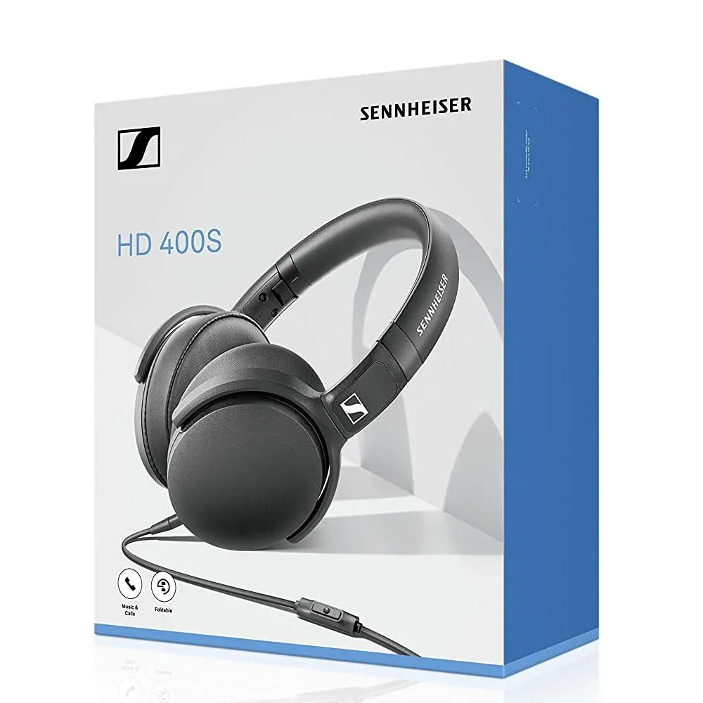 Căști Sennheiser HD 400S, Negru