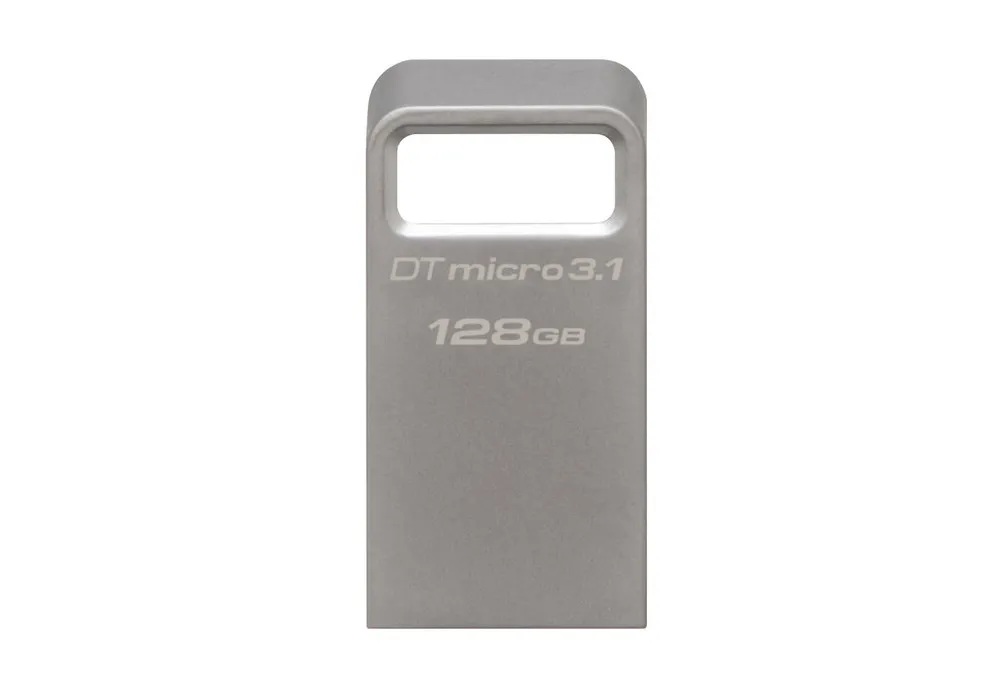 Memorie USB Kingston DataTraveler Micro 3.1, 128GB, Argintiu