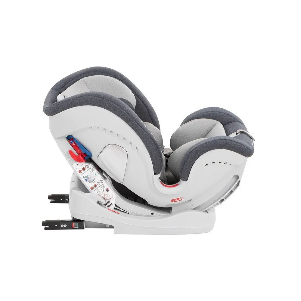 Scaun auto Kikka Boo 4in1, Grupa 0+/1/2/3 (0-36 kg), Gri