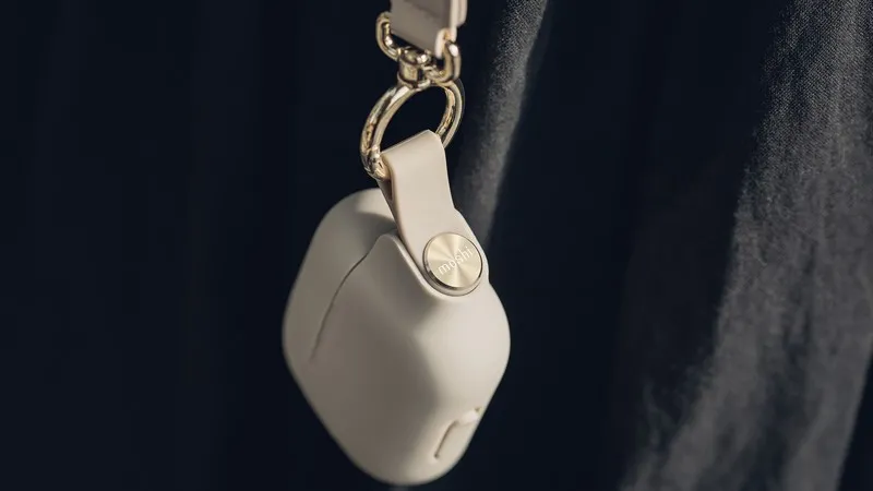 Husă Moshi Pebbo - Airpods 3, Bej