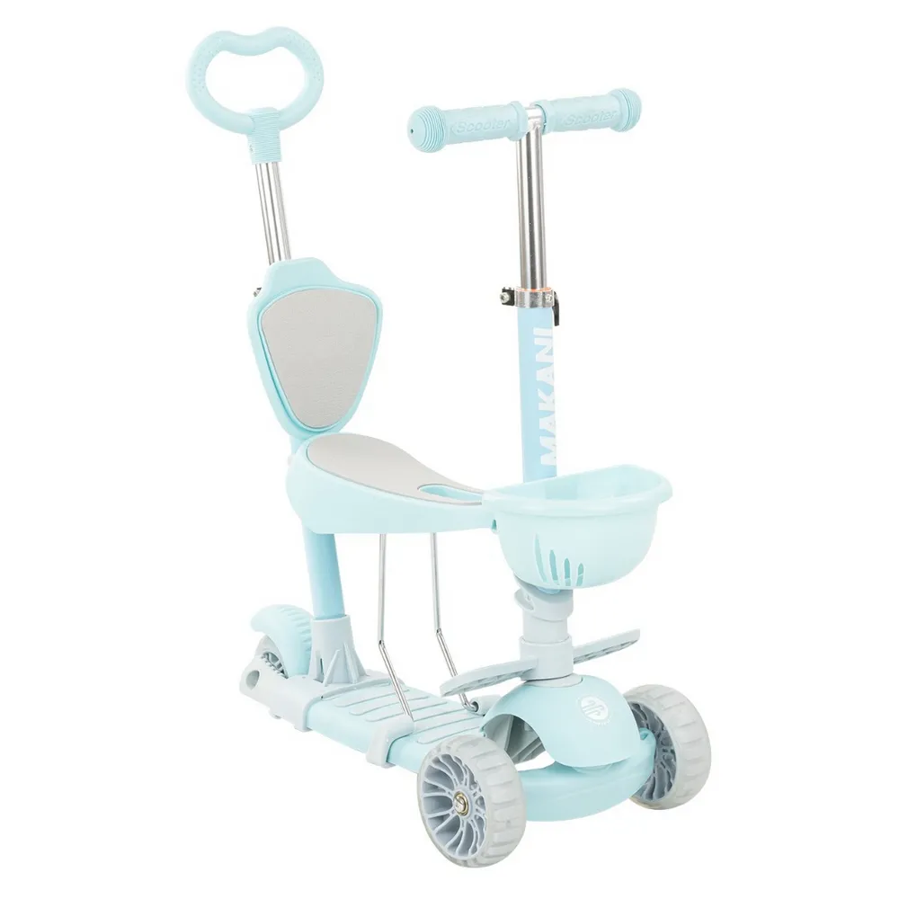 Trotinetă cu 3 roți pentru copii Kikka Boo BonBon, Albastru deschis