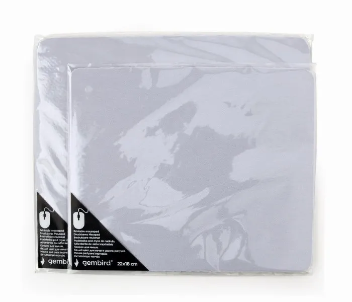 Mouse Pad Gembird MP-PRINT-M, 250mm x 210mm, Alb