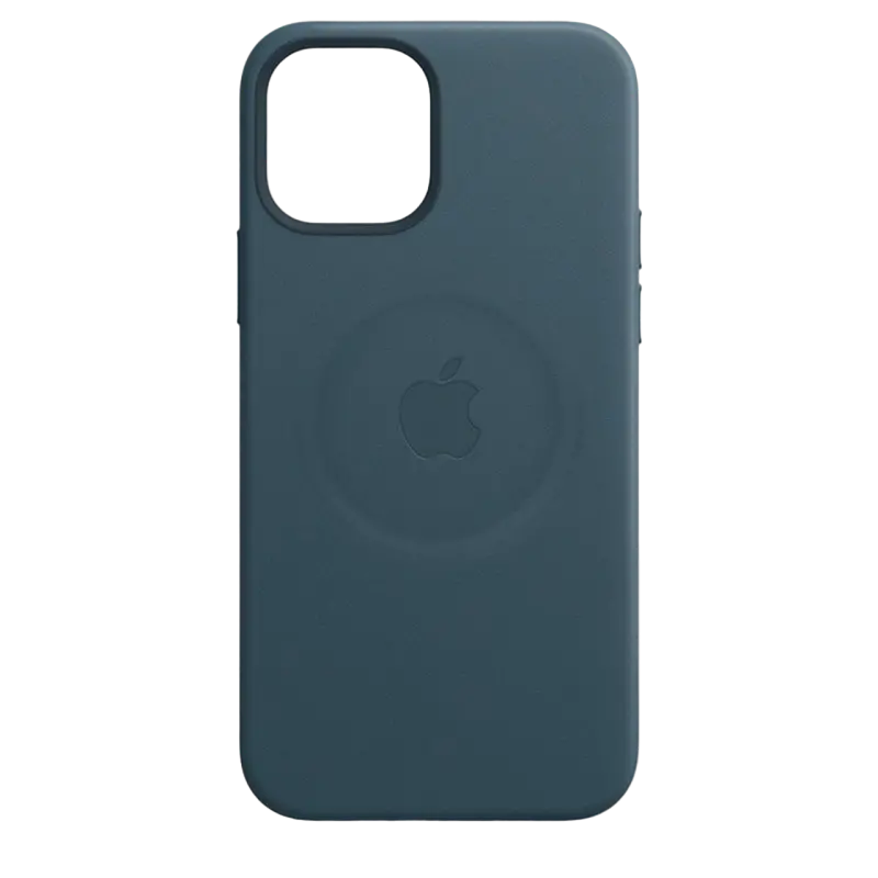 Original iPhone 12 | 12 Pro Leather Case with MagSafe, Baltic Blue