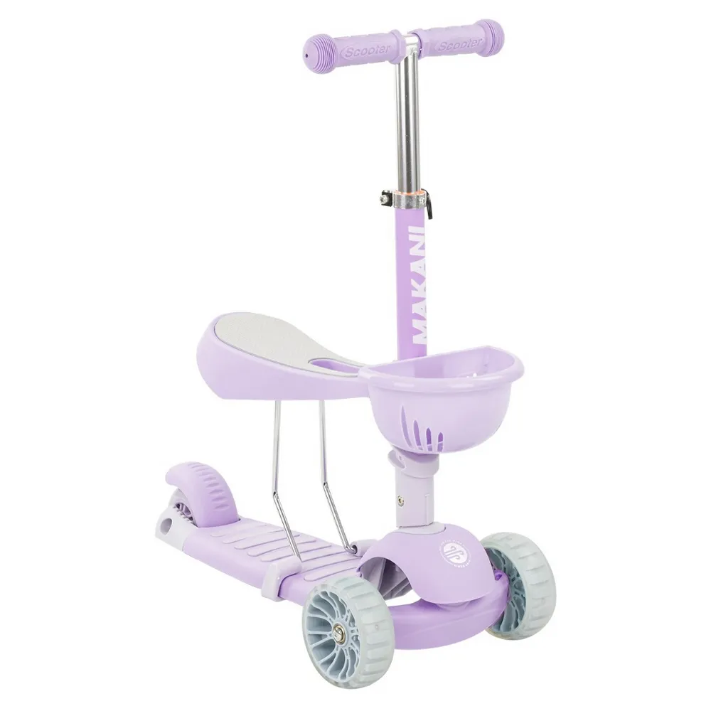 Trotinetă cu 3 roți pentru copii Kikka Boo BonBon, Liliac