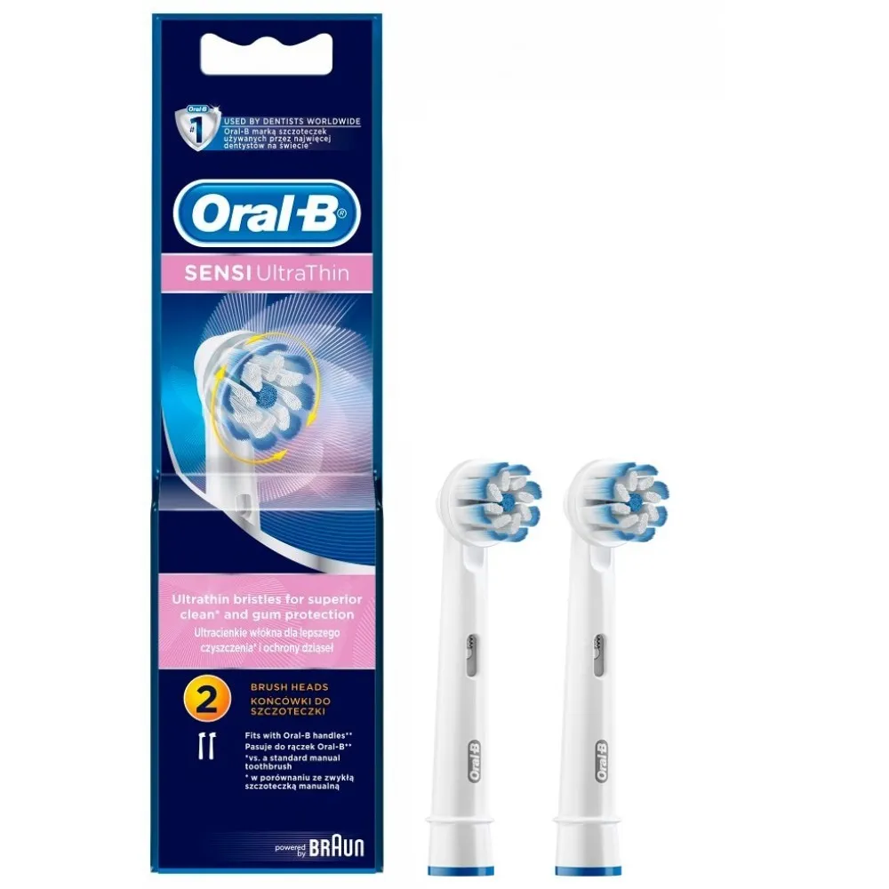 Duză pentru periuța de dinți electrică BRAUN Sensi UltraThin, Alb